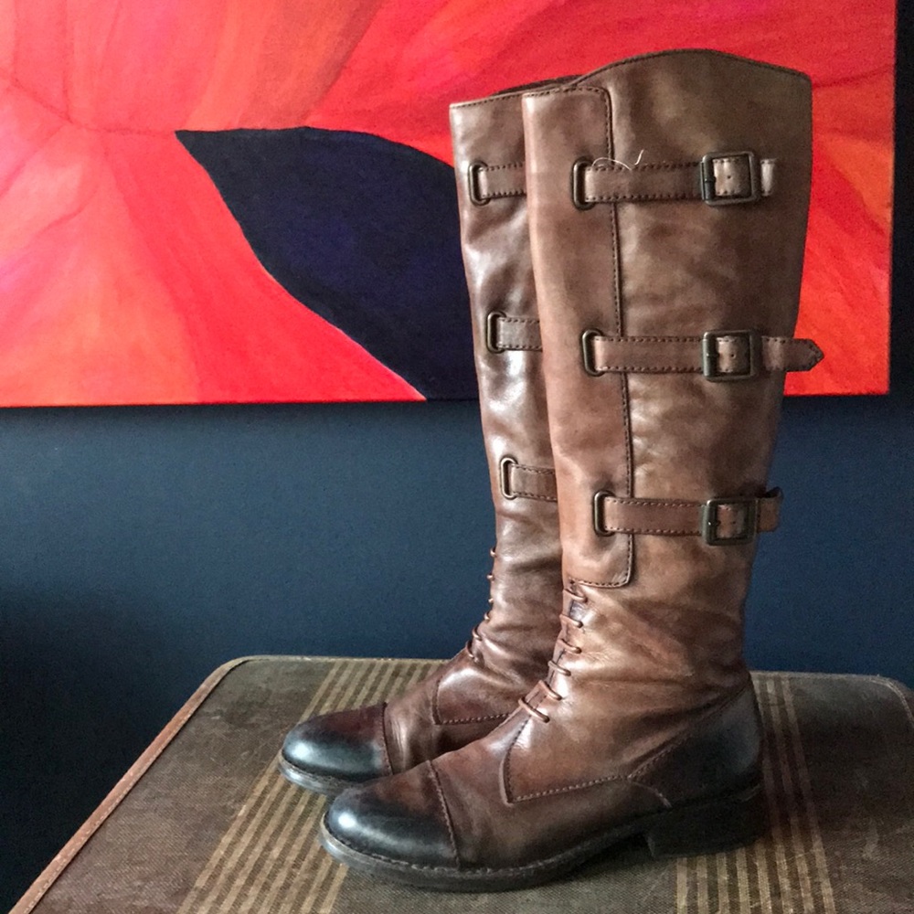 Vince Camuto brown riding boot